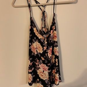 button up tank top